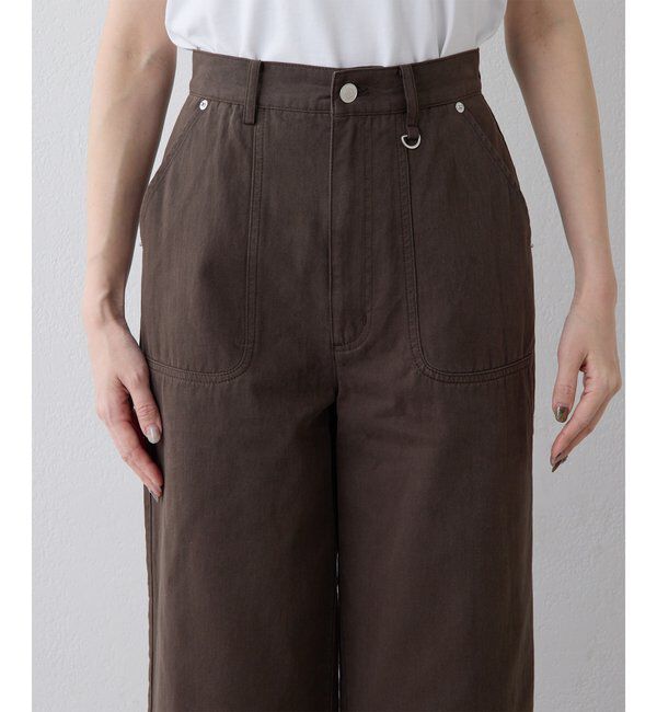 THE PAUSE「【THE PAUSE】コットンツイルベイカーパンツ」|チノ|