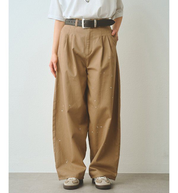 「ペイントタックチノパンツ」|チノ|