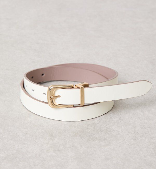  「《前後2WAY/2色使い出来る◎》リバーシブルベルト」|ベルト|