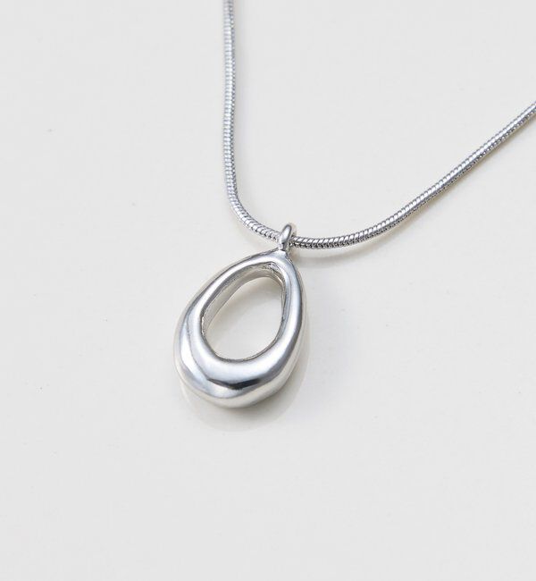  「【PAPILLONNER/パピヨネ】オーバルスライド2WAYネックレス」|リング|