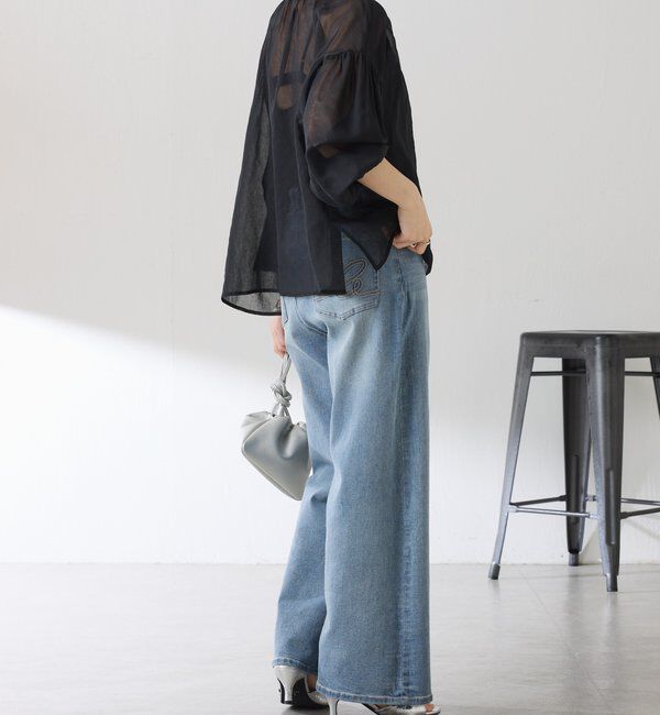  「スキッパーシアーブラウス」|シャツ・ブラウス|