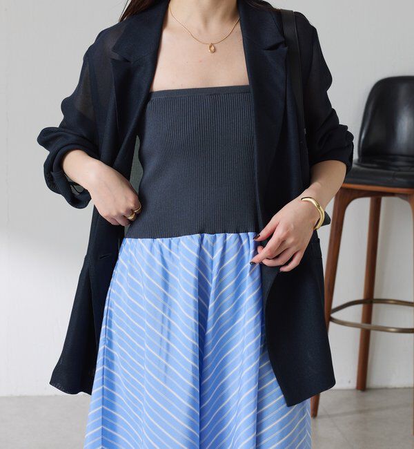  「ベアフレアーワンピース」|ワンピース|