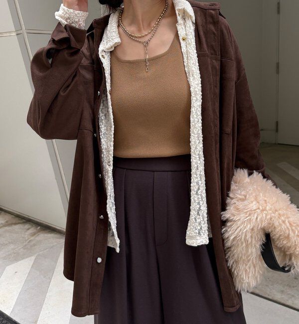  「スクエアニットタンク」|ニット・セーター|