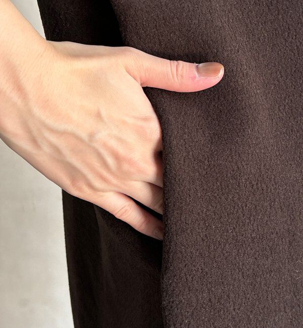  「【前後2WAY】裏起毛袖ボリュームワンピース」|ワンピース|