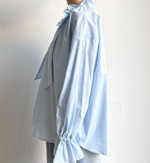  「【WEB限定】フリルカラーブラウス」|シャツ・ブラウス|