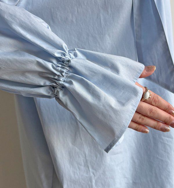  「【WEB限定】フリルカラーブラウス」|シャツ・ブラウス|