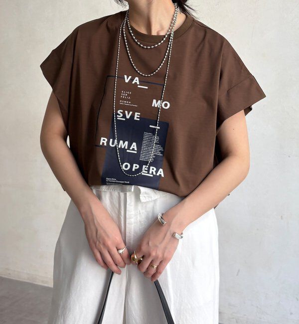  「【WEB限定】タックスリーブロゴTEE」|Tシャツ・カットソー|