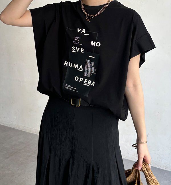  「【WEB限定】タックスリーブロゴTEE」|Tシャツ・カットソー|