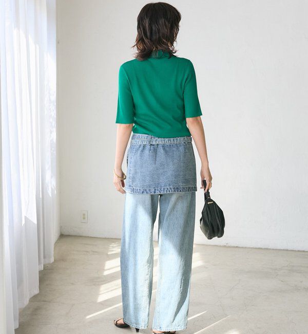  「予約【A・MONN(アモン)】DENIM apron」|デニム|