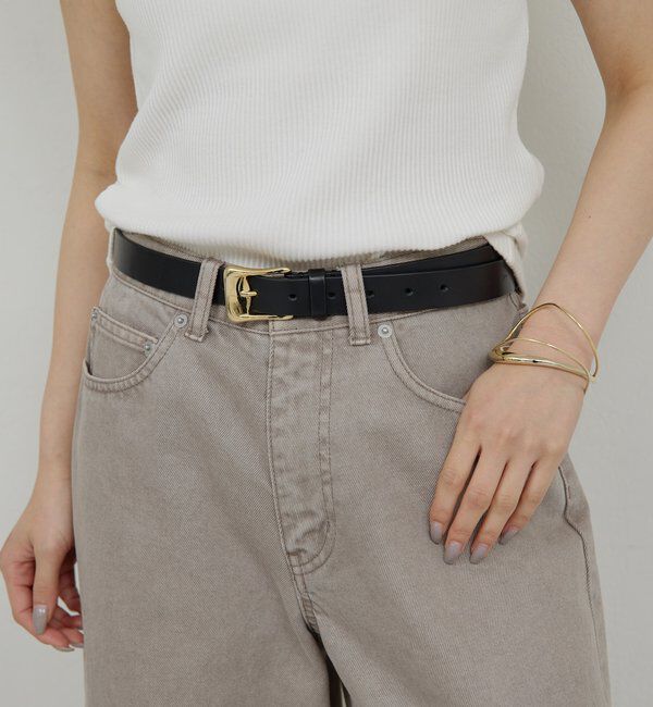  「ハンドステッチベルト」|ベルト|ブラック