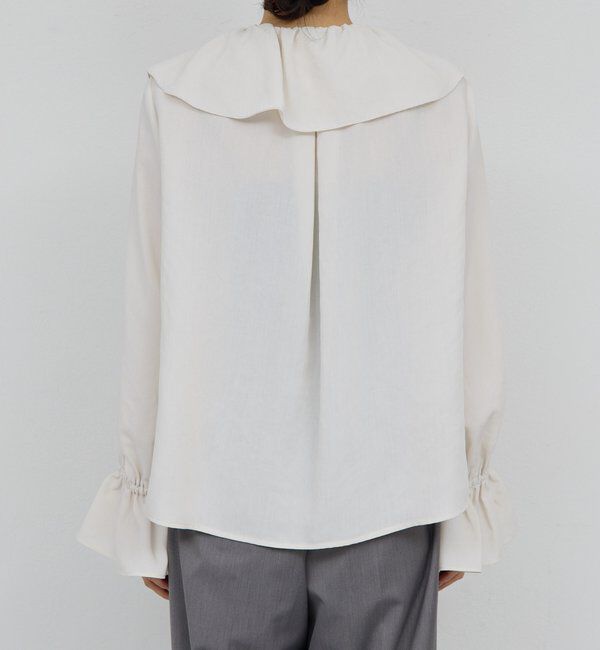  「ラッフルカラーブラウス」|シャツ・ブラウス|