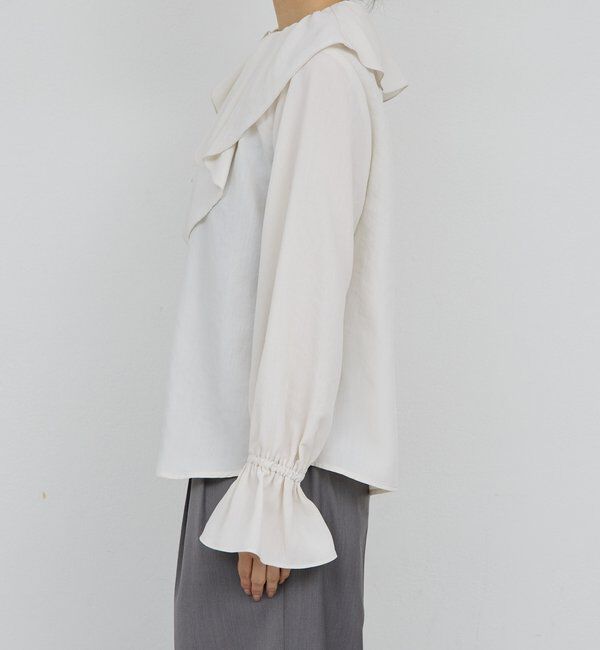  「ラッフルカラーブラウス」|シャツ・ブラウス|