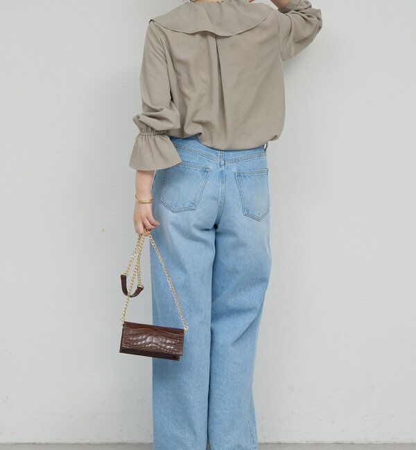  「ラッフルカラーブラウス」|シャツ・ブラウス|