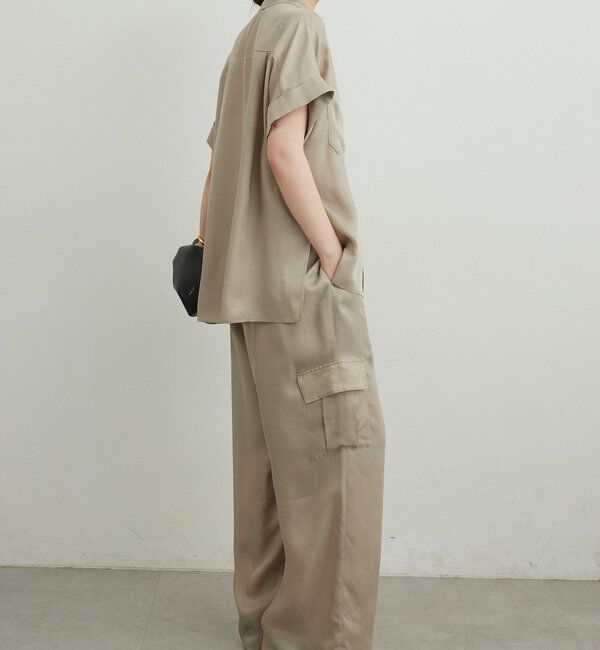  「【セットアップ対応】ミリタリーハーフスリーブシャツ」|シャツ・ブラウス|