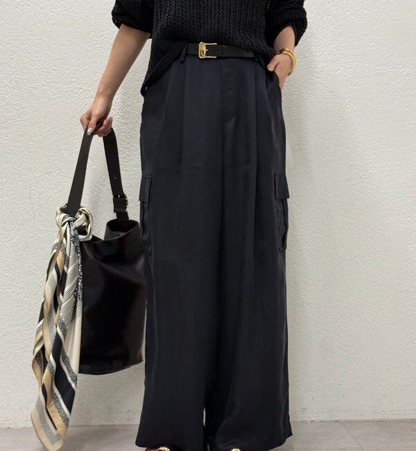  「【セットアップ対応】キュプラカーゴパンツ」|チノ|