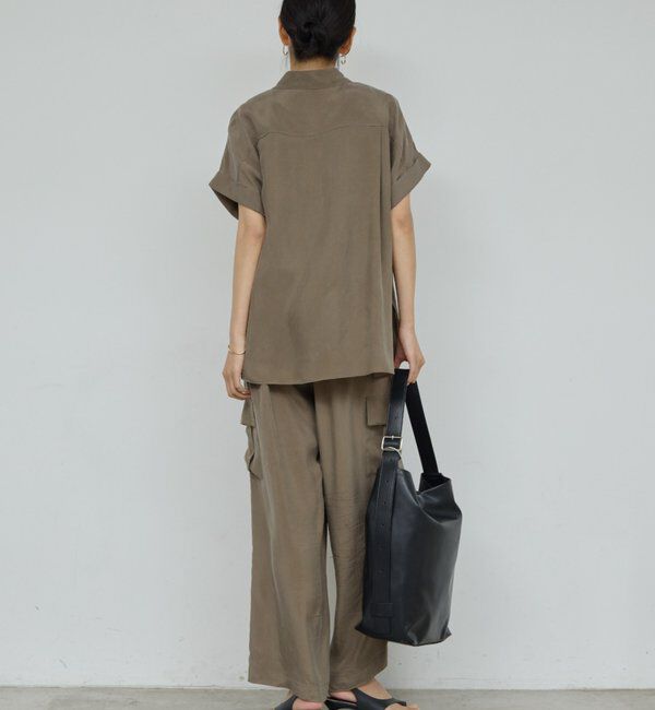  「【セットアップ対応】キュプラカーゴパンツ」|チノ|