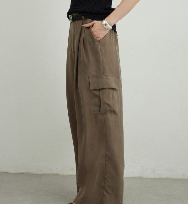  「【セットアップ対応】キュプラカーゴパンツ」|チノ|