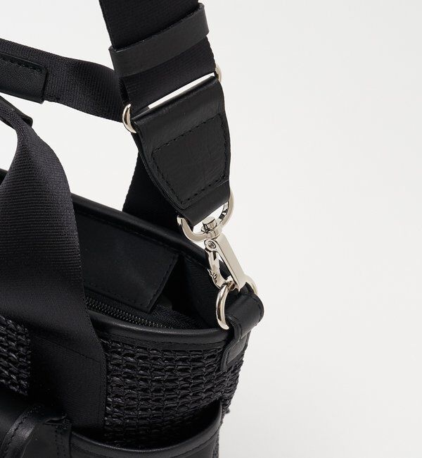  「ナイロンラフィア&times;クラウズナイロン コンビ2WAYミニトートバッグ」|ショルダー・メッセンジャー|