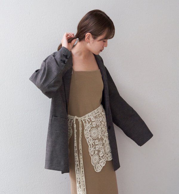  「総針ニットキャミワンピース」|ワンピース|