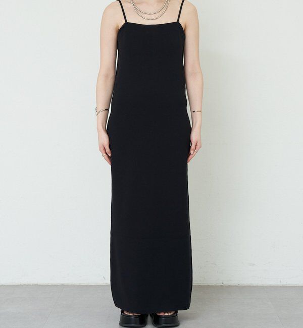  「総針ニットキャミワンピース」|ワンピース|