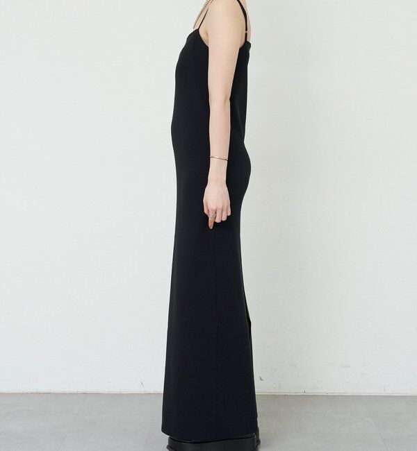  「総針ニットキャミワンピース」|ワンピース|