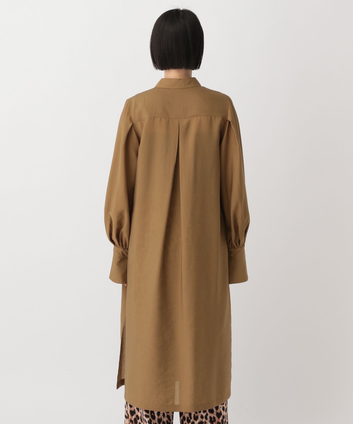 A part by 「シアーシャツワンピース」|ワンピース|