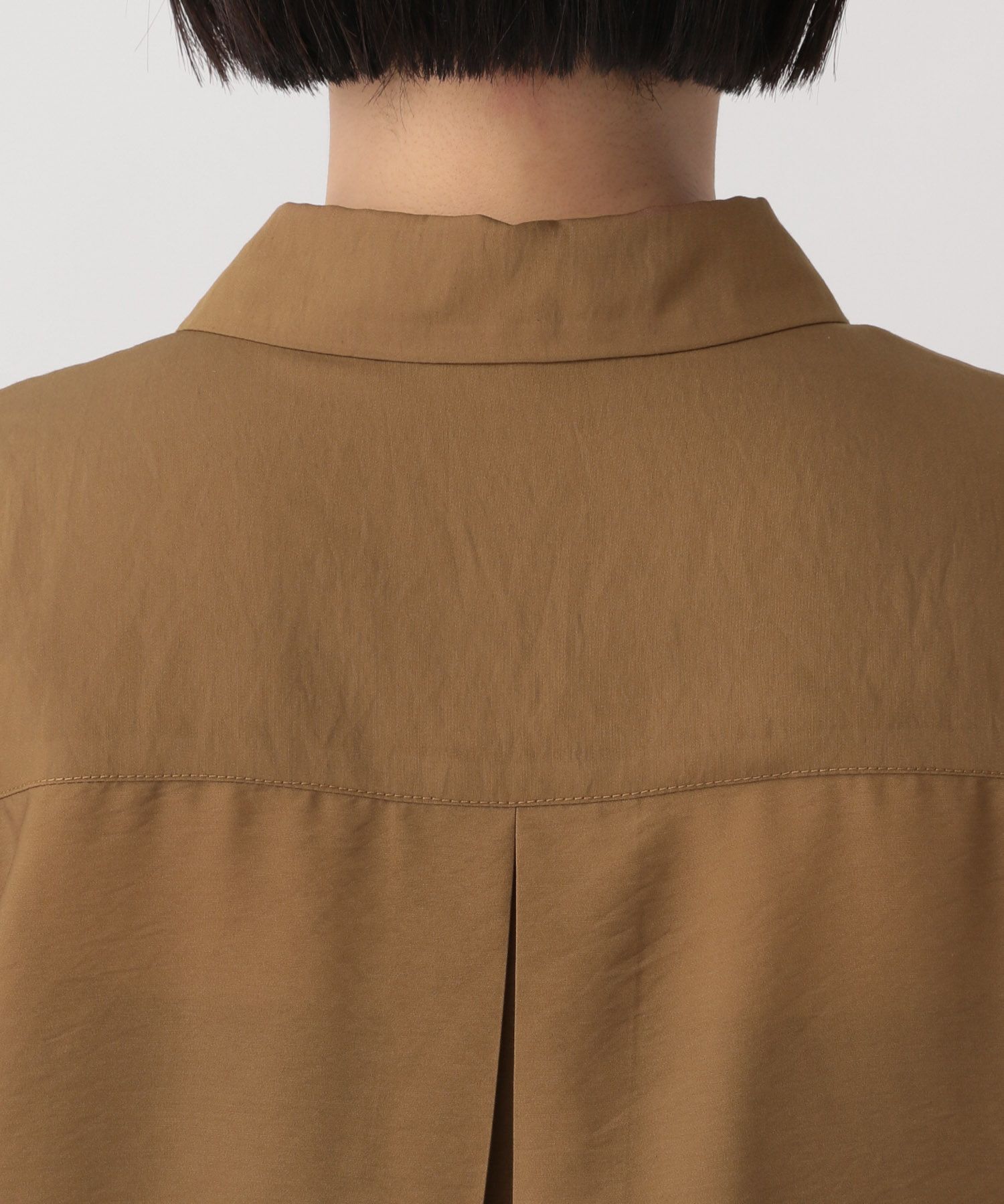 A part by 「シアーシャツワンピース」|ワンピース|