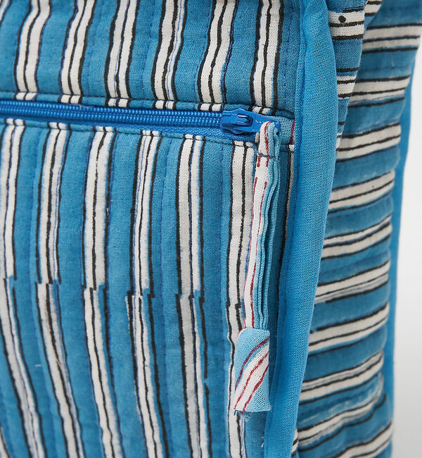 collex「ブロックプリント トラベルポーチS」|ポーチ|