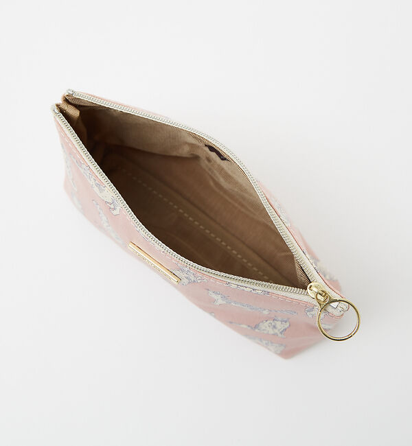 collex「リバティプリント BASICポーチL ミャオウ  猫柄」|ポーチ|