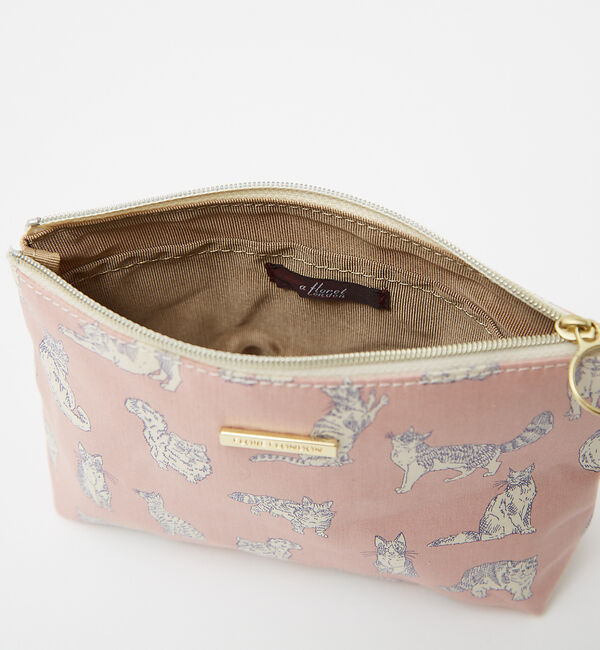 collex「リバティプリント BASICポーチL ミャオウ  猫柄」|ポーチ|