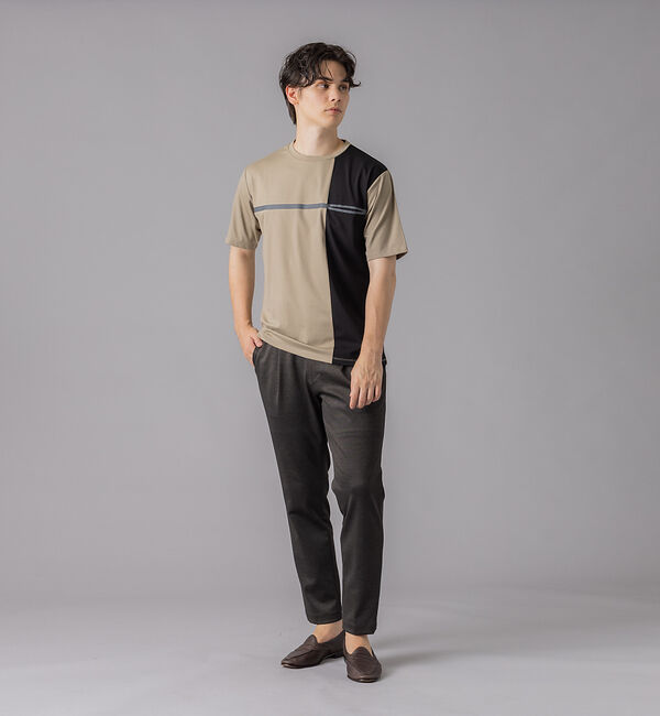 ABAHOUSE「【360&deg;ストレッチ】イージー テーパード スラックス」|その他|