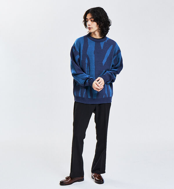 ABAHOUSE「【AH ABAHOUSE】トロミ生地 フレアスラックス」|その他|