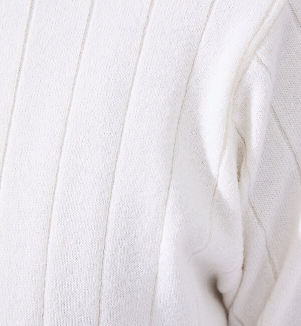 ABAHOUSE「【カシミヤタッチ】タートルネック ニット/ ウォッシャブル」|ニット・セーター|