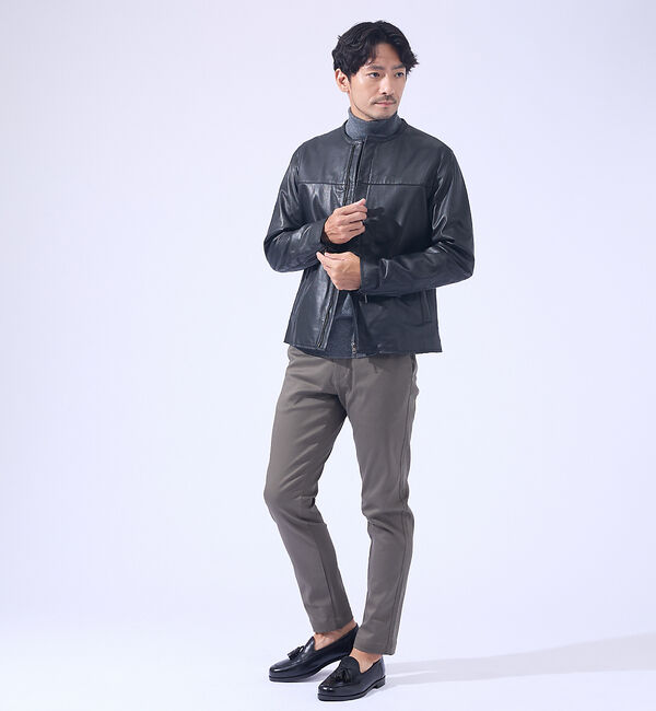 ABAHOUSE「【カシミヤタッチ】タートルネック ニット/ ウォッシャブル」|ニット・セーター|