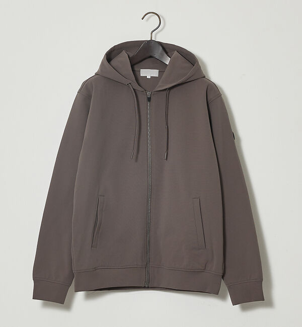 ABAHOUSE「【SMART CLOSET】ハイゲージ ポンチ ジップパーカー / セットアップ」|パーカー|モカ
