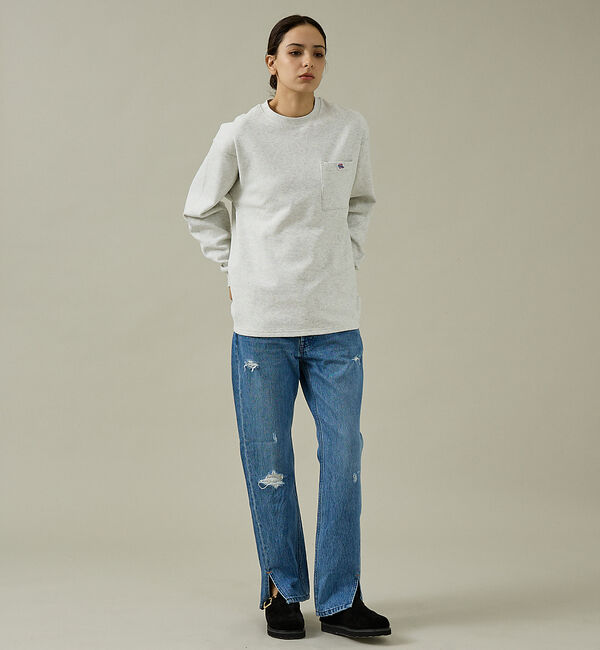 ABAHOUSE「【JEMORGAN/ジェーイーモーガン】カノコフリースクルー/サーマル/クルーネ」|Tシャツ・カットソー|