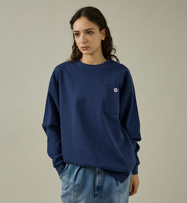 ABAHOUSE「【JEMORGAN/ジェーイーモーガン】カノコフリースクルー/サーマル/クルーネ」|Tシャツ・カットソー|ネイビー