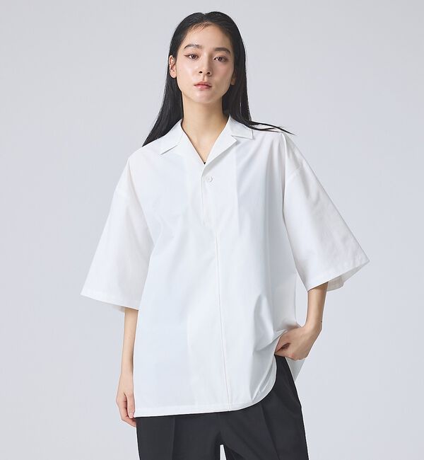 ABAHOUSE「【FORTUNA /フォルトゥナ】ECOTEC OpenCollarPO-Shi」|シャツ・ブラウス|