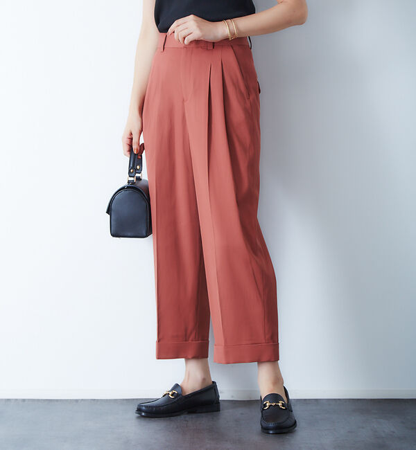 Rouge vif「ラチネタックパンツ」|その他|テラコッタ