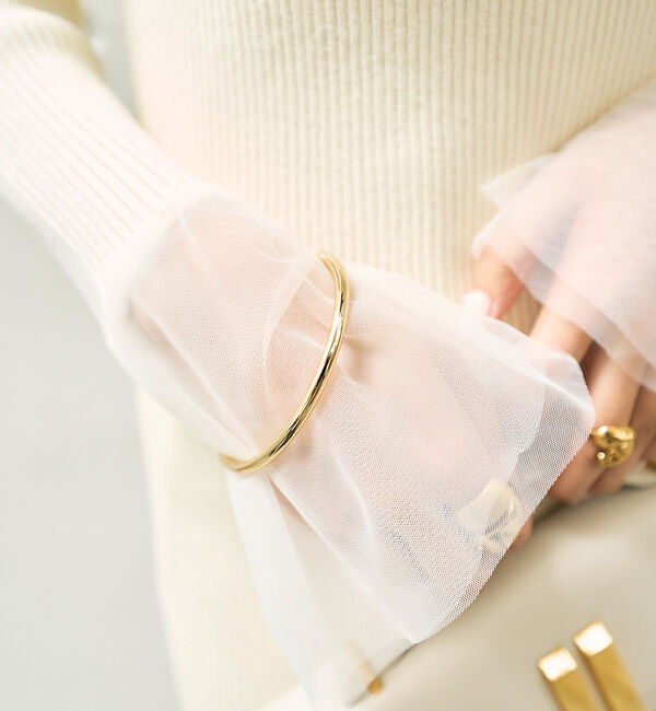 Rouge vif「【PILGRIM/ピルグリム】SOPHIAバングルブレスレット」|ブレスレット・バングル|ゴールド