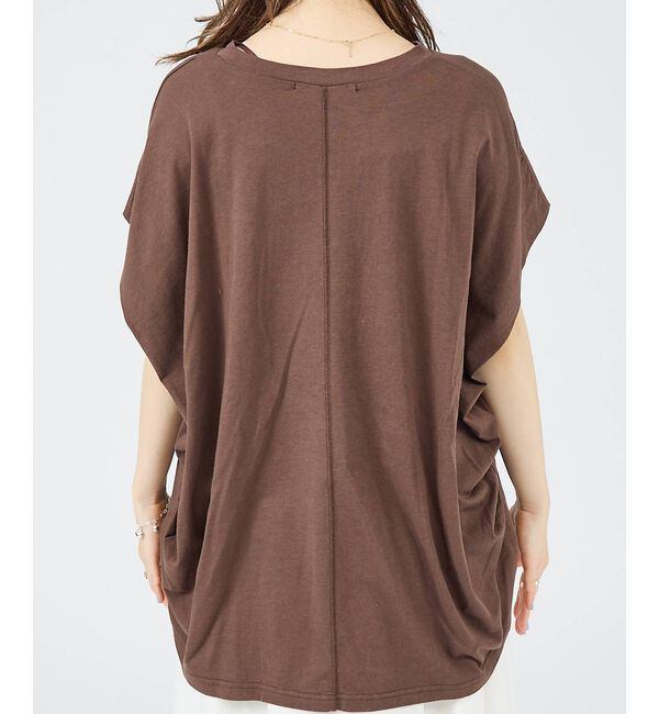 Rouge vif「【JOHNBULL/ジョンブル】フレンチスリーブT/JL262C05/シンプル【」|Tシャツ・カットソー|