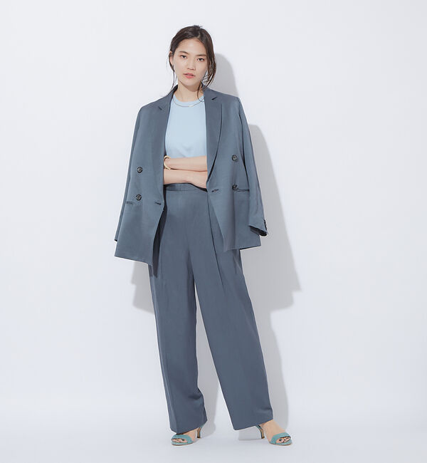 qualite「【セットアップ対応】ブライトリネンパンツ」|その他|