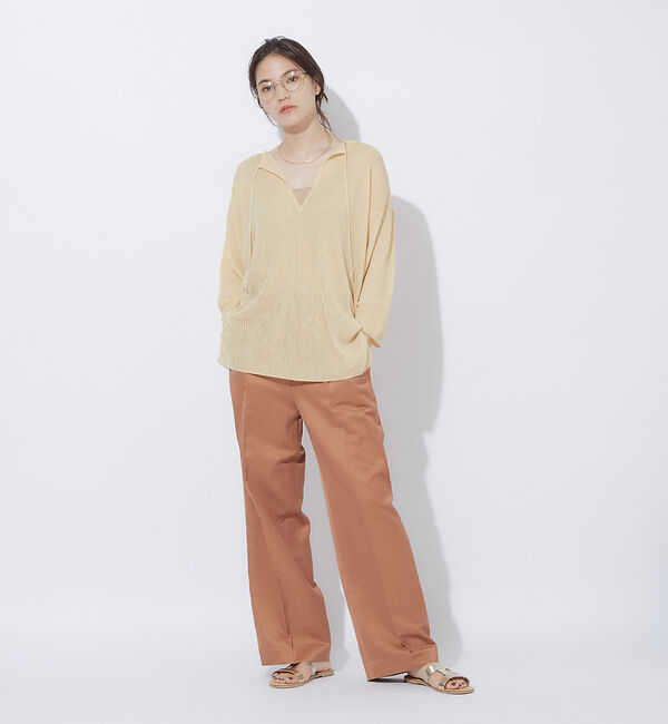 qualite「【セットアップ対応】ブライトリネンパンツ」|その他|