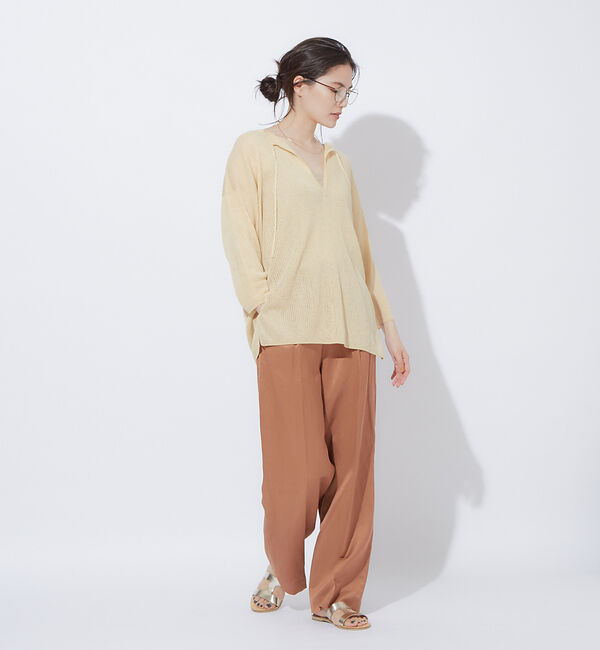 qualite「【セットアップ対応】ブライトリネンパンツ」|その他|