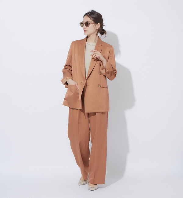 qualite「【セットアップ対応】ブライトリネンパンツ」|その他|