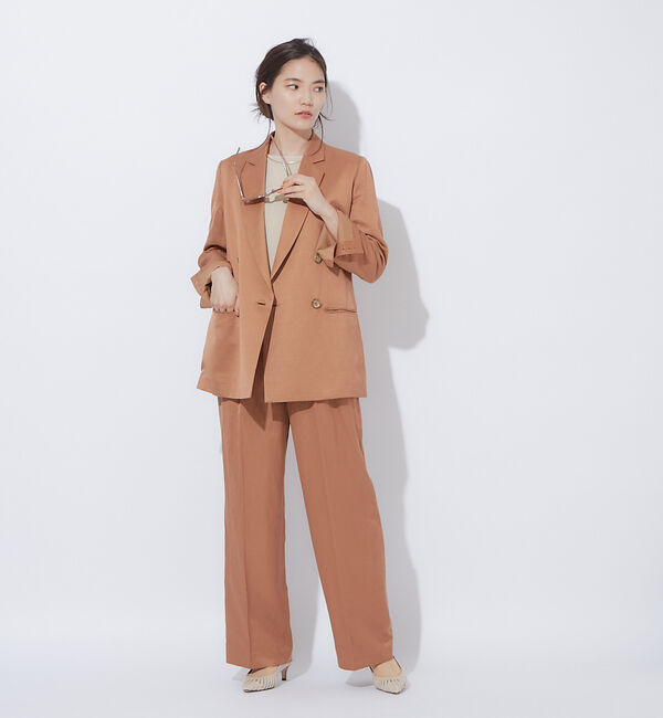 qualite「【セットアップ対応】ブライトリネンパンツ」|その他|