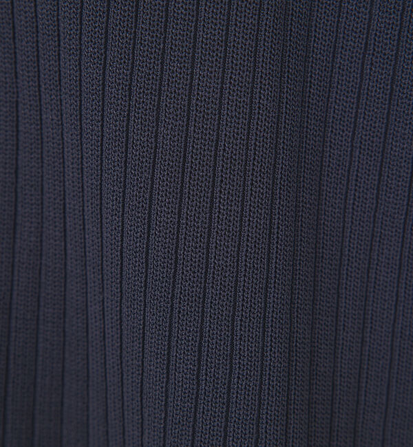qualite「《セットアップ対応》レーヨンストレッチリブニット」|ニット・セーター|