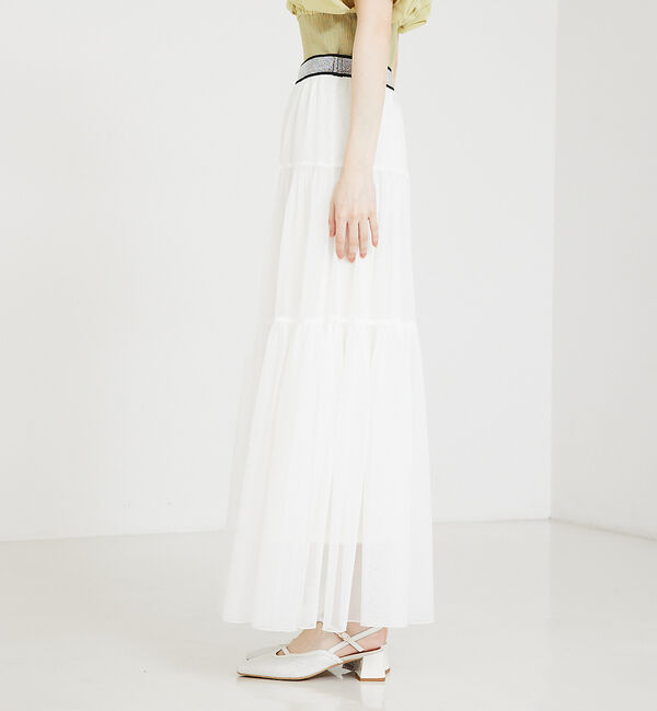 SELFIST「チュールティアードスカート」|スカート|