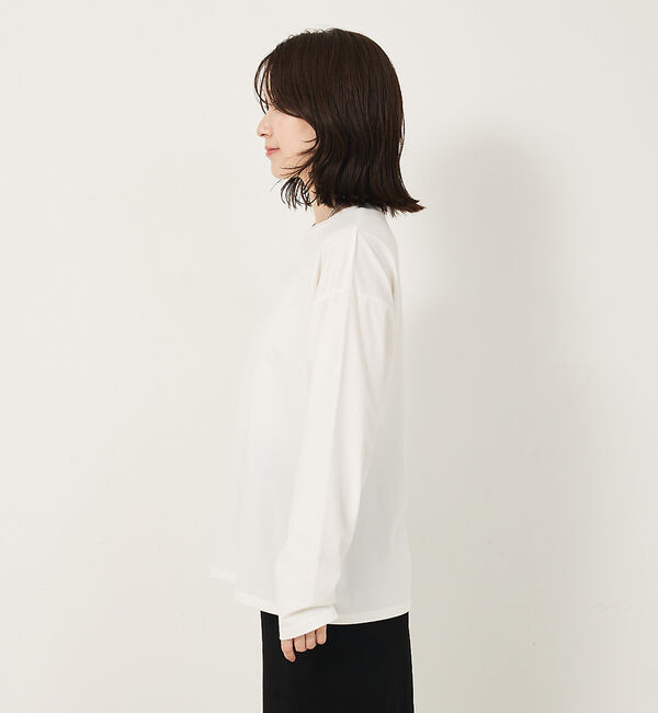 abahouse mavie「【WEB Domani掲載】ベロアビスチェ付ロンT」|Tシャツ・カットソー|