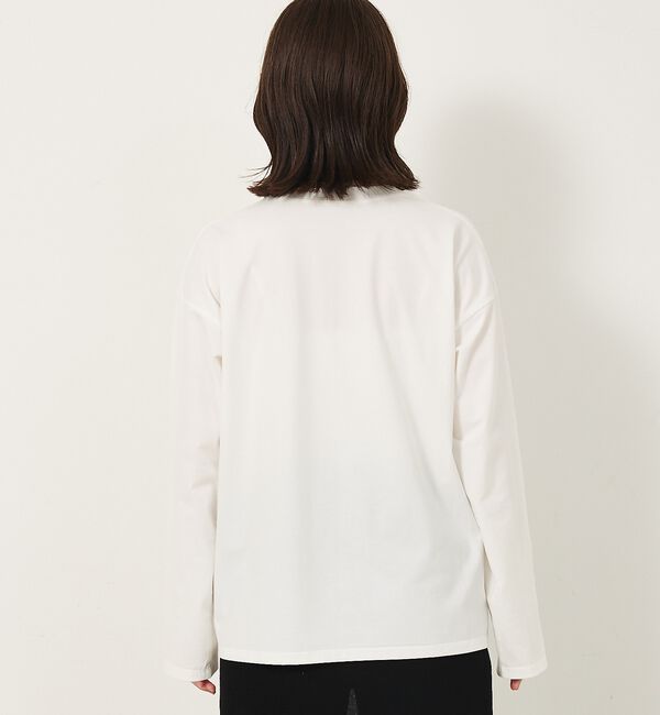 abahouse mavie「【WEB Domani掲載】ベロアビスチェ付ロンT」|Tシャツ・カットソー|